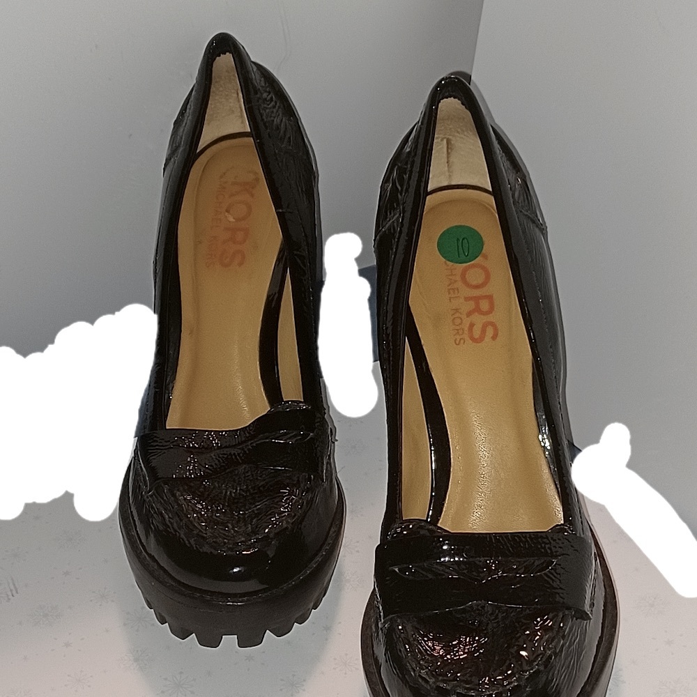 michael kors black stilettos